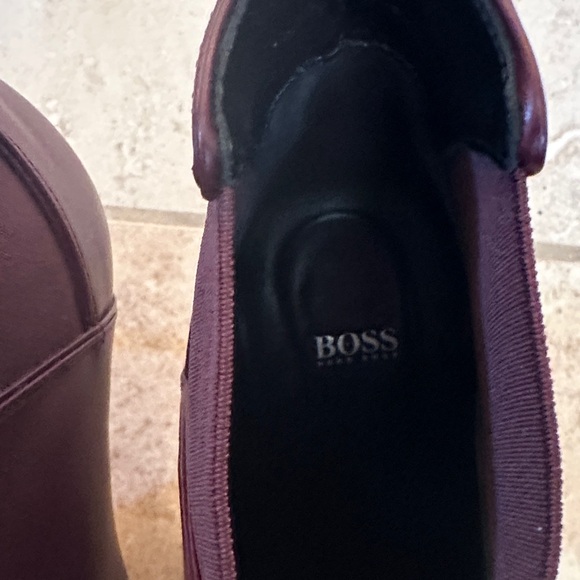 Boss Deep Burgundy Ankle Booties size 39 - Picture 2 of 7